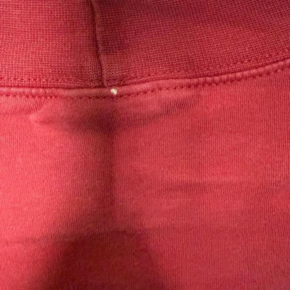 Vintage High Sierra Long Sleeve Shirt Women's Medium Red Mock Neck -Made in USA - Picture 4 of 4